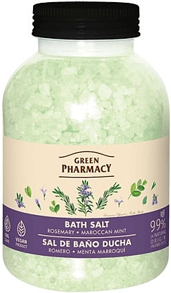 Rosemary & Moroccan Mint Bath Salt - Green Pharmacy — photo N1