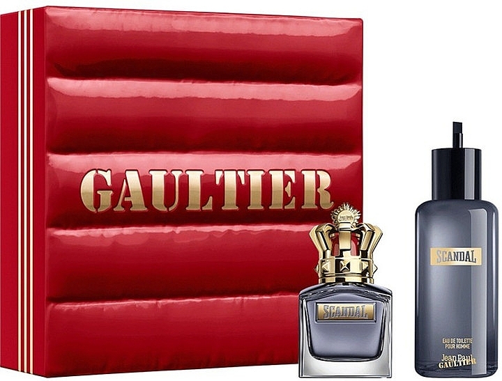 Jean Paul Gaultier Scandal Pour Homme - Set (edt/50ml + edt/refill/200ml) — photo N1