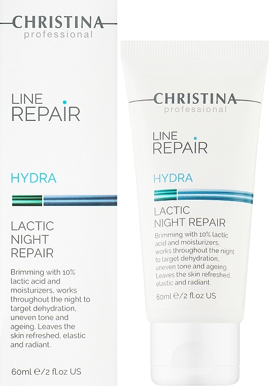 Night Repair Face Cream with Lactic Acid - Christina Line Repair Hydra Lactic Night Repair — photo N2