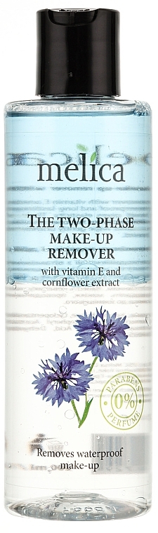 Vitamin E & Cornflower Extract Makeup Remover - Melica Organic The Two Phase Make-Up Remover — photo N1
