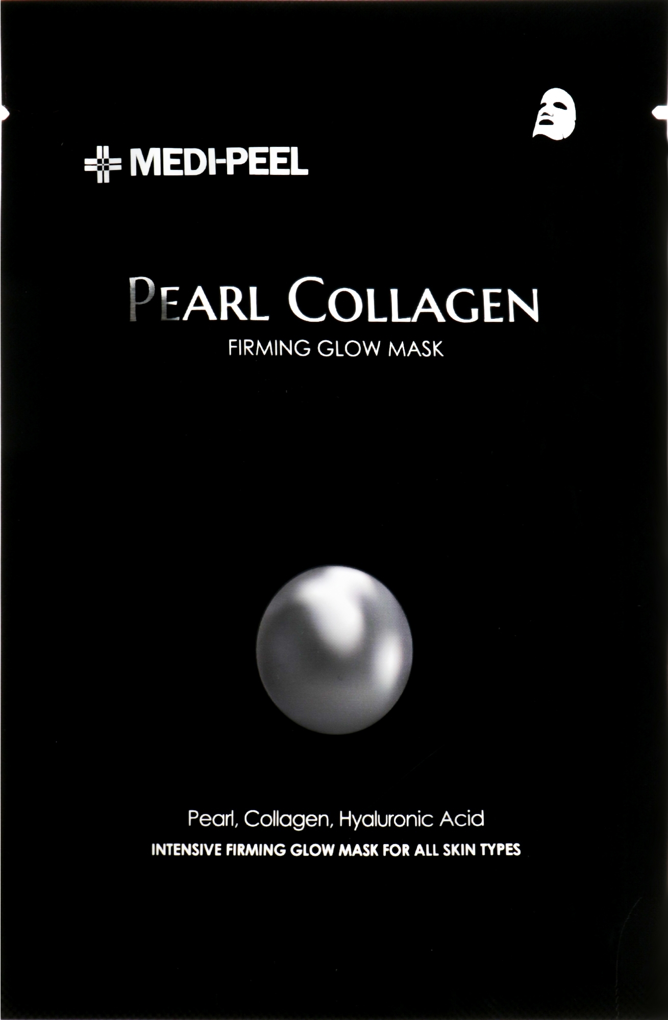 Pearl Collagen Sheet Mask - Medi Peel Pearl Collagen Firming Glow Mask — photo 25 ml