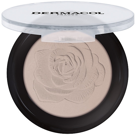 Compact Powder - Dermacol Powder With Rose Relief — photo N2