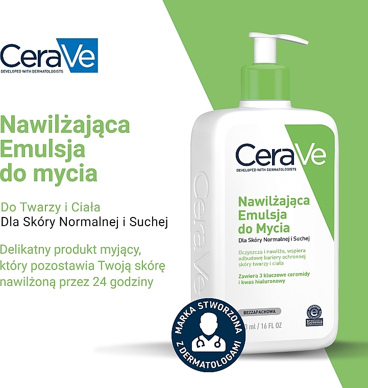 Moisturizing Cleansing Cream Gel - CeraVe Hydrating Cleanser — photo N3