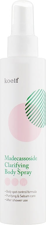 Cleansing Madecassoside Body Spray - Petitfee&Koelf Madecassoside Clarifying Body Spray — photo N2