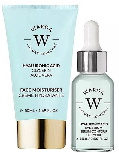 Set - Warda Skin Hydration Boost Hyaluronic Acid (f/cr/50ml + eye/ser/15ml) — photo N1