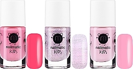 Set - Nailmatic Party Kids Set (nail/polish/3x8ml) — photo N2