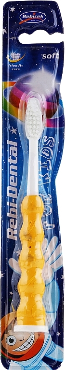 Kids Toothbrush M14, yellow - Mattes Rebi-Dental — photo N1