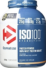 Fragrances, Perfumes, Cosmetics Hydrolyzed Whey Isolate - Dymatize ISO-100 Orange Ice Cream