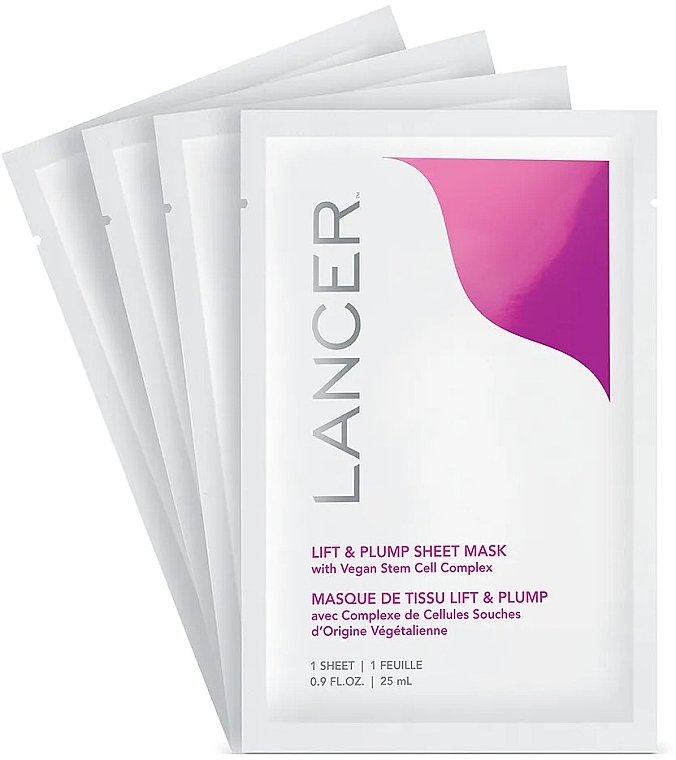 Lifting Sheet Mask - Lancer Lift & Plump Sheet Mask — photo N1