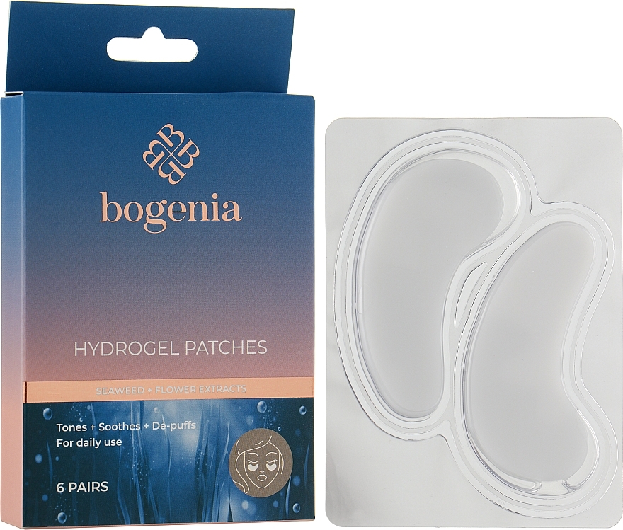 Hydrogel Eye Patch "Seaweed" - Bogenia Hydrogel Patches — photo N1