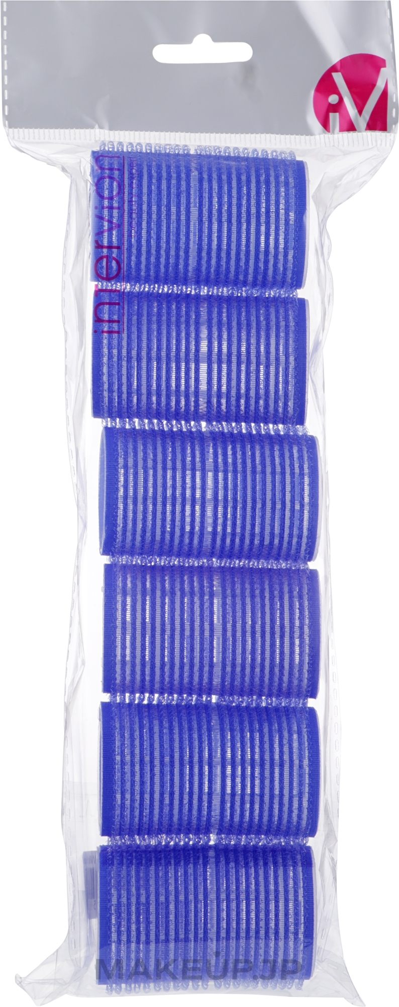 Velcro Curlers, 499595, Blue - Inter-Vion — photo 6 szt.