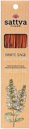 White Sage Incense Sticks - Sattva White Sage — photo N1