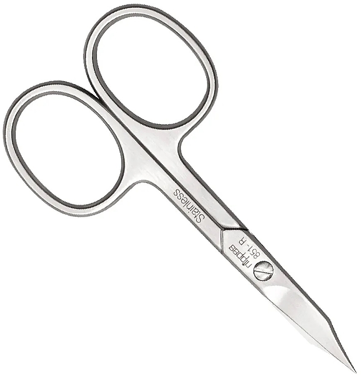 Sharpened Nail Scissors, 9 cm - Nippes Solingen Manicure Scissors N851R — photo N1