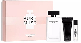 Fragrances, Perfumes, Cosmetics Narciso Rodriguez For Her Pure Musc - Set (edp/100ml + edp/mini/10ml + b/lot/50ml)