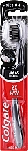 Fragrances, Perfumes, Cosmetics Toothbrush, medium, black and pink - Colgate 360 Black Medium