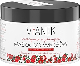 Fragrances, Perfumes, Cosmetics Regenerating Dark & Colored Hair Mask - Vianek Dark Hair Mask