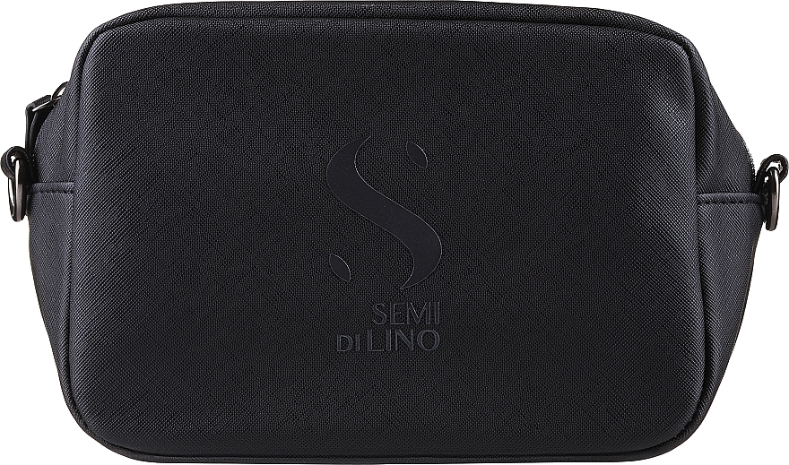 GIFT! Black Cosmetic Bag - Alfaparf Semi Di Lino — photo N1