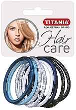 Fragrances, Perfumes, Cosmetics Elastic Hair Bands, 4 cm, 9 pcs, multicolored - Titania
