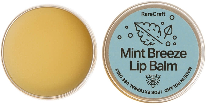 Lip Balm - RareCraft Mint Breeze Lip Balm — photo N1