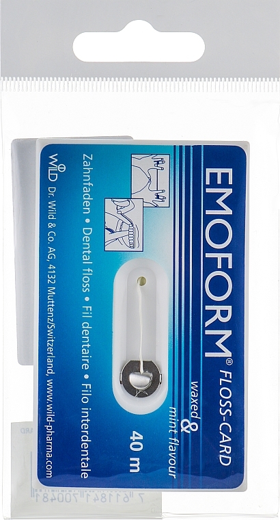 Floss Card with Mirror - Dr. Wild Emoform Floss Card — photo N1