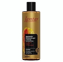 Fragrances, Perfumes, Cosmetics Shampoo for Weak & Damaged Hair - Farmona Jantar Regenerating Shampoo with Amber Essence