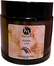 Fragrances, Perfumes, Cosmetics Scented Soy Candle 'Coffee' - KaWilamowski Coffe