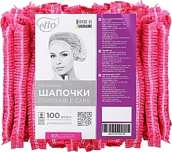 Fragrances, Perfumes, Cosmetics Disposable Cap 'Harmonica. Spunbond', pink - Etto