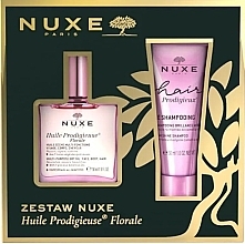 Personal Care Set - Nuxe Huile Prodigieuse Florale (oil/50ml + shm/30ml) — photo N1