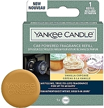 Car Air Freshener (refill) - Yankee Candle Car Powered Fragrance Refill Vanilla Cupcake — photo N1