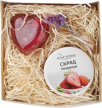 Fragrances, Perfumes, Cosmetics St. Valentine Gift Set - Soap Stories (scrub + soap)