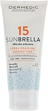 Fragrances, Perfumes, Cosmetics Sun Protection Body Milk - Dermedic Sun Protection Milk SPF 15