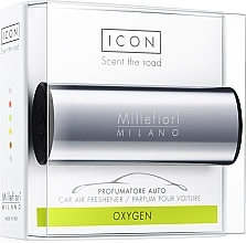 Fragrances, Perfumes, Cosmetics Car Perfume 'Oxygen' - Millefiori Milano Icon Metallo Oxygen Car Air Freshener