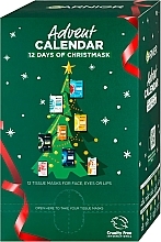 Fragrances, Perfumes, Cosmetics Advent Calendar with Sheet masks, 12 items - Garnier Skin Naturals Advent Calendar