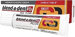 Dentures Adhesive Cream - Blend-A-Dent Premium Adhesive Cream Plus Dual Power Light Mint — photo N1