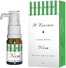 Fragrances, Perfumes, Cosmetics Concentrated Tooth Cleaning & Gum Care Dental Drops "Neem" - Dental Bazar D'Essence Dental Drops Neem