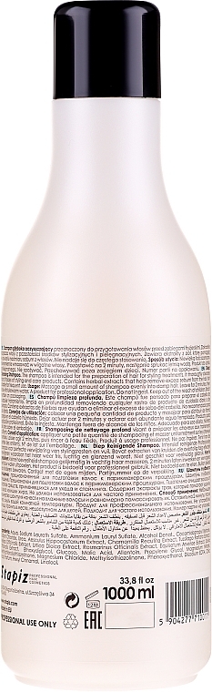 Hair Shampoo - Stapiz Basic Salon Deep Cleaning Shampoo — photo N2