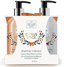 Set - Scottish Fine Soaps Citrus Spice Hand Care Set (h/wash/300ml + h/lot/300ml) — photo N1