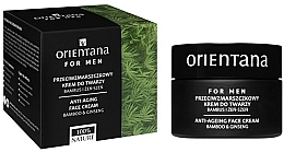 Fragrances, Perfumes, Cosmetics Anti-Wrinkle Men Face Cream "Bamboo & Ginseng" - Orientana Bamboo And Ginseng Anti-Ageing Face Cream