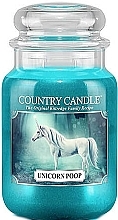 Fragrances, Perfumes, Cosmetics Scented Candle in Jar - Country Candle Unicorn Poop