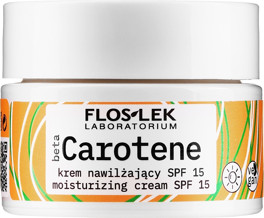 Day Cream with Beta-Carotene SPF15 - Floslek Beta Carotene Cream — photo N1