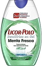 Fragrances, Perfumes, Cosmetics Fresh Mint Gel Toothpaste - Licor Del Polo 2in1 Fresh Mint Gel Toothpaste