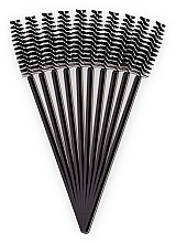 Fragrances, Perfumes, Cosmetics Professional Straight Lash Brushes, 10 pcs. - Black Lashes