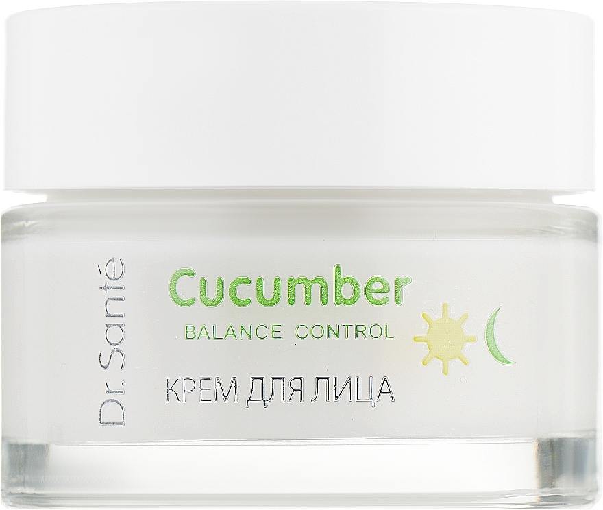 Mattifying Face Cream - Dr. Sante Cucumber Balance Control — photo N2