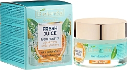 Fragrances, Perfumes, Cosmetics Moisturizing Cream-Booster with Bioactive Citrus Water - Bielenda Fresh Juice Booster