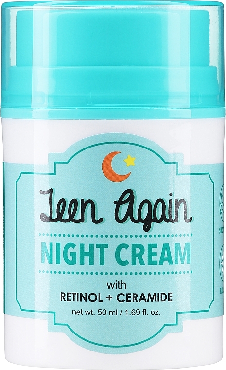 Moisturising Night Face Cream - Look At Me Teen Again Night Cream — photo N1