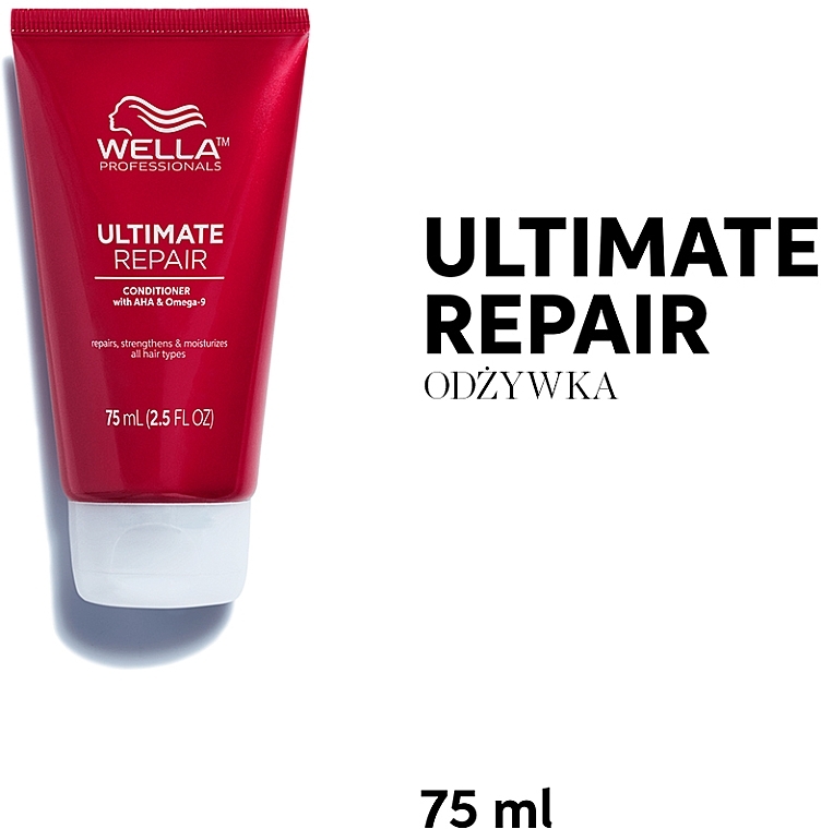 Conditioner for All Hair Types - Wella Professionals Ultimate Repair Deep Conditioner With AHA & Omega-9 — photo N8