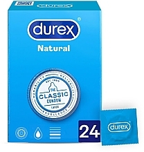 Fragrances, Perfumes, Cosmetics Condoms, 24 pcs. - Durex Natural Classic Condoms