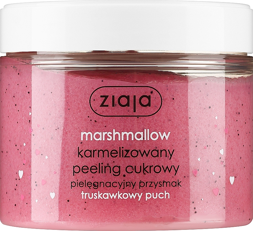 Body Sugar Peeling "Strawberry Marshmallow" - Ziaja Sugar Body Peeling — photo N1