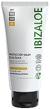 Fragrances, Perfumes, Cosmetics Sunscreen Cream - Ibizaloe Organic Sun Protection SPF 15