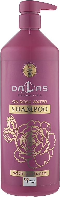 Firming Hair Shampoo with Rose Water - Dalas Cosmetics On Rose Water Shampoo — photo N3